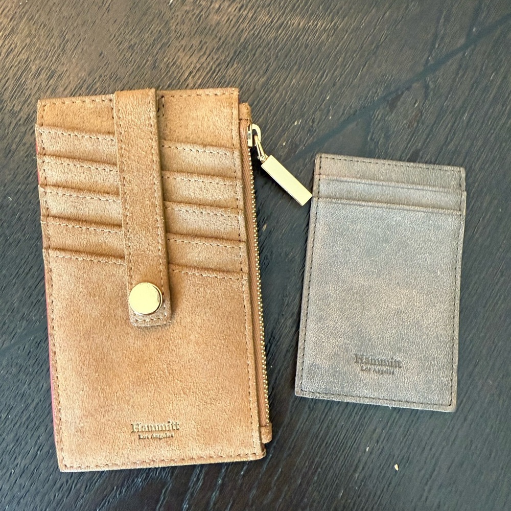Hammitt Cardholders Brown Leather and tan leather